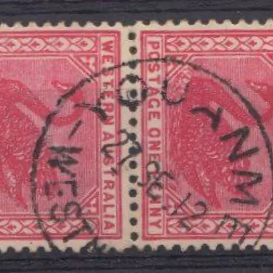 Youanme B28-9. Crisp 80% strike on pair 1d red ...