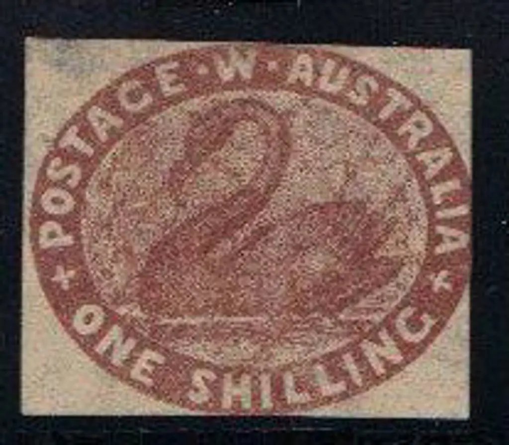 1854 1/- deep red brown with small thin at top ... Image 1++