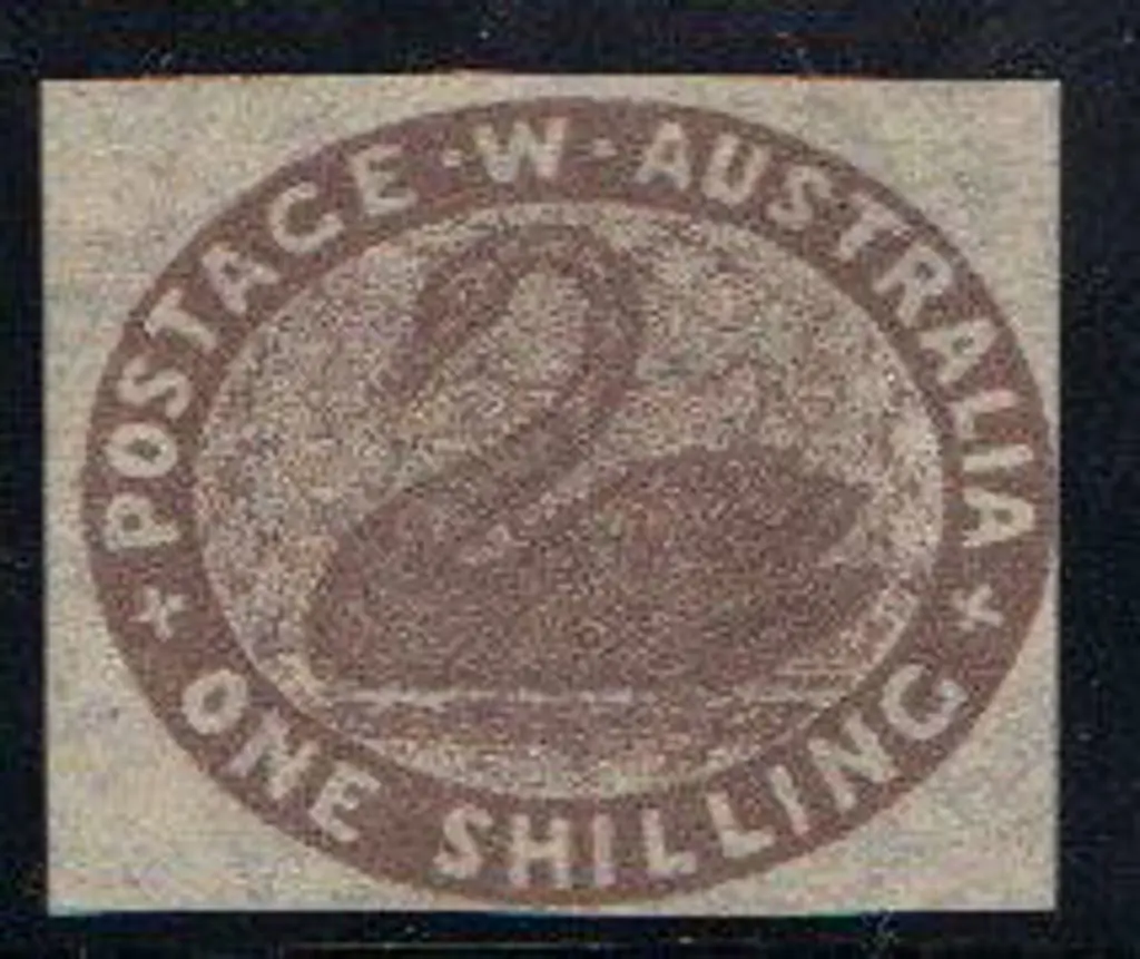 1855 1/- grey brown. Lovely deep shade. Clear ... Image 1++