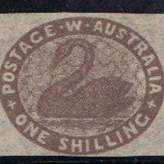 1855 1/- grey brown. Lovely deep shade. Clear ...