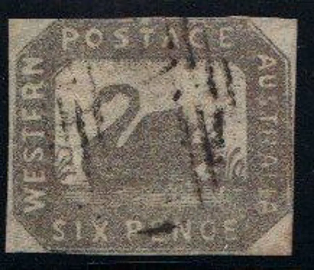 1857 6d golden bronze. Fine used with close to ... Image 1++