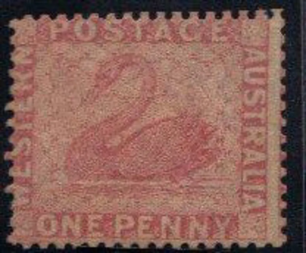 1861 1d rose, perf 14 intermediate, centred left. ... Image 1++