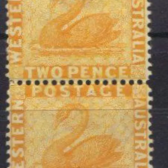 1882 2d chrome-yellow. MUH/MLH vertical pair. SG ...