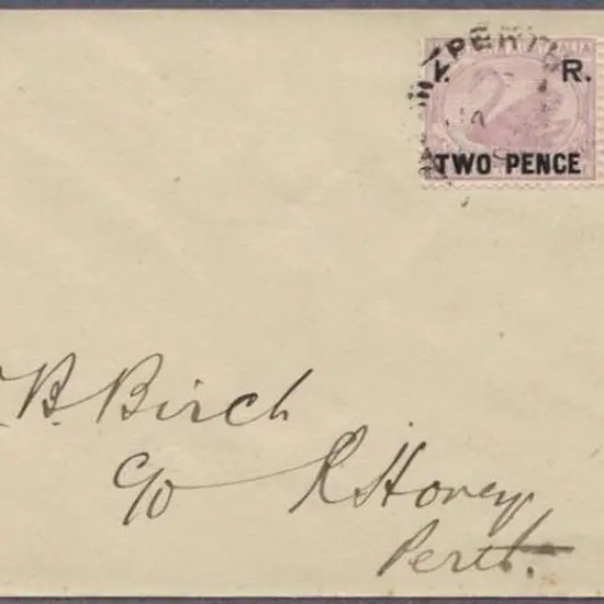 1895 (24th Jan) Perth light duplex tying pair of ...