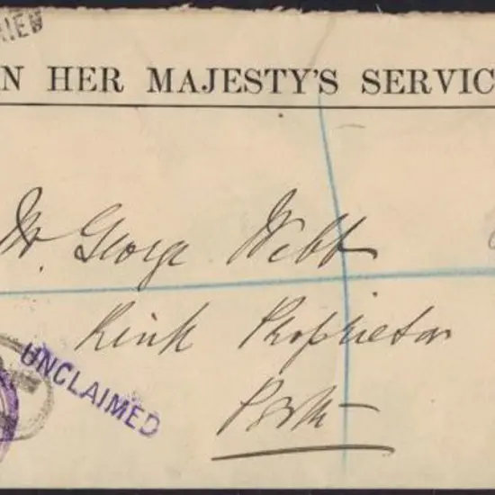 1900 OHMS Land Titles Department Frank Stamp ...