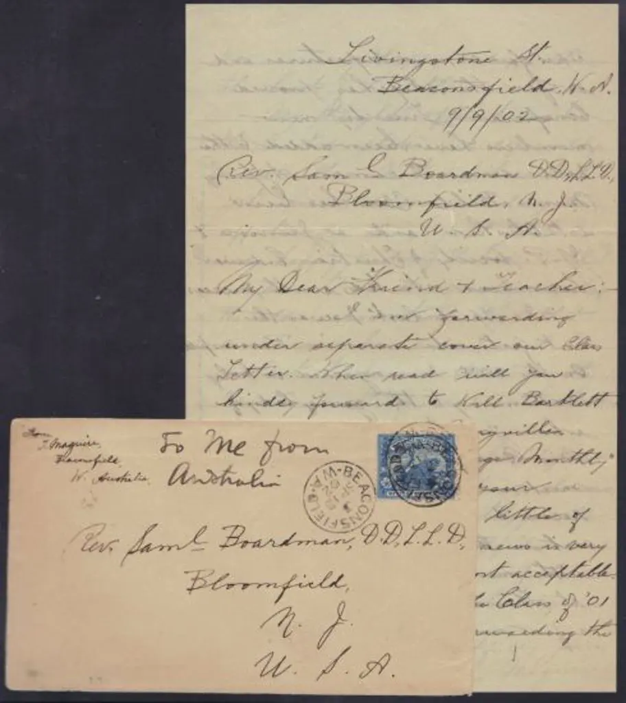 1902 (13th Sept) 2½d blue swan with Beaconsfield ... Image 1++