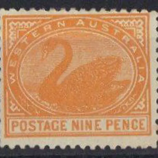 1912 9d red-orange with upright wmk. MLH SG 145b ...