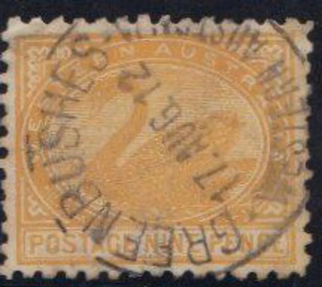 1912 9d orange perf. 11 with upright wmk. F/U with ... Image 1++