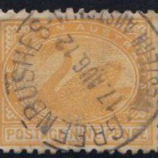 1912 9d orange perf. 11 with upright wmk. F/U with ...