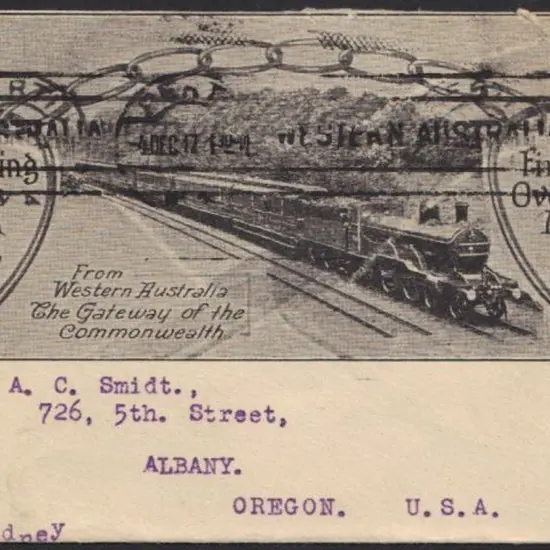 1917 (4th Dec) advertising envelope for "Linking ...