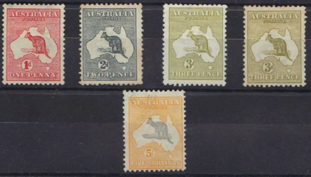 1913 1st wmk 1d red MLH, 2d grey, stained MLH, 3d ... Image 1++