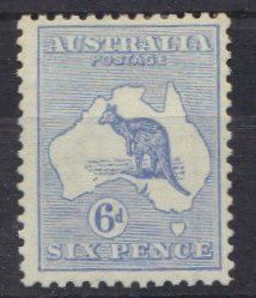 1913 1st wmk 6d ultramarine MLH quite well centred ... Image 1++