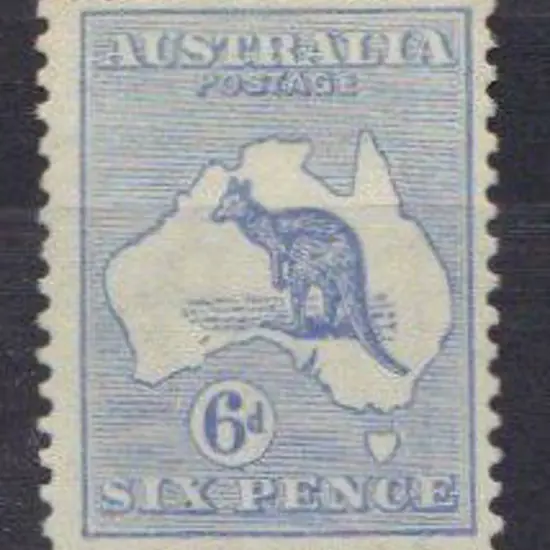 1913 1st wmk 6d ultramarine MLH quite well centred ...