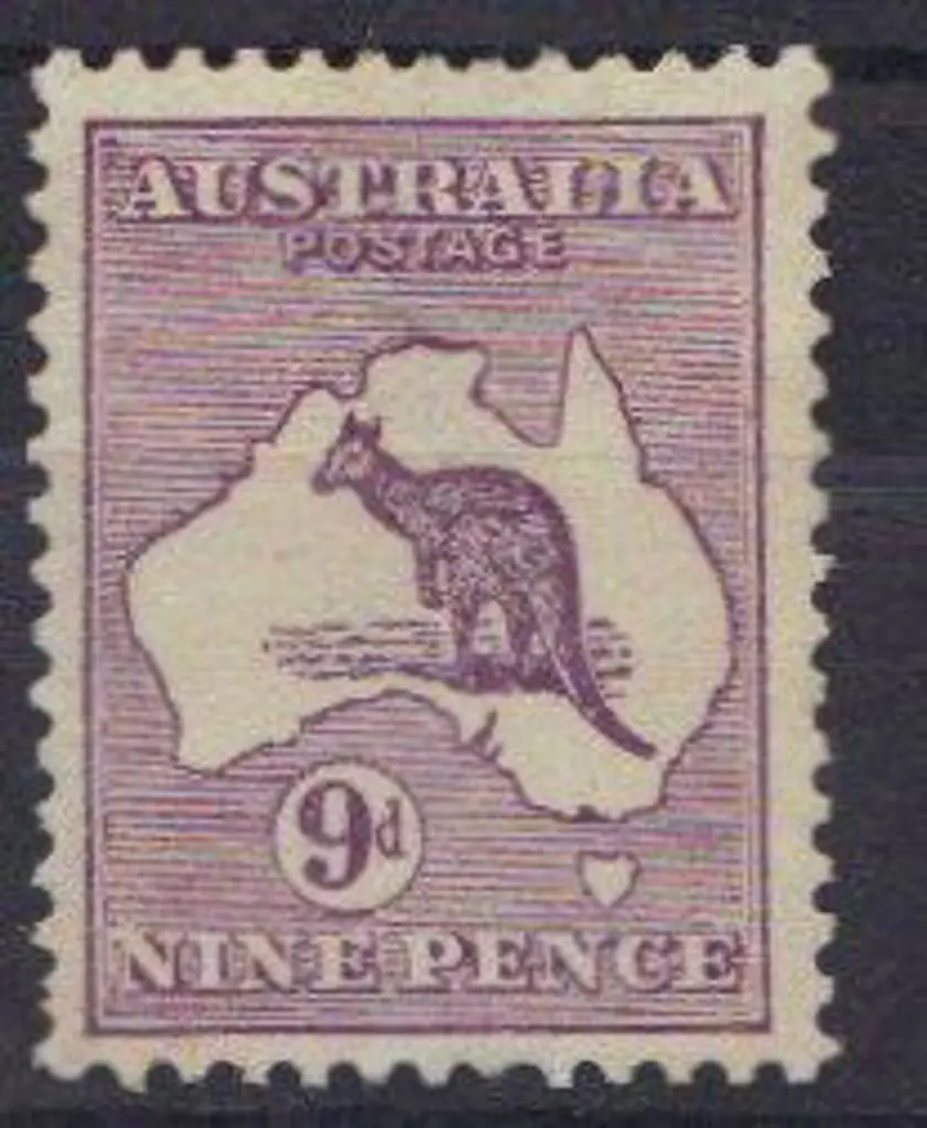 1913 1st wmk 9d violet MLH, very light gum toning ... Image 1++
