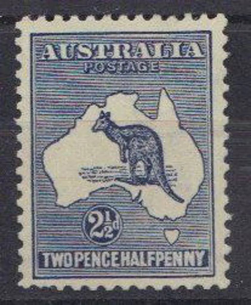 1915 2nd wmk 2½d indigo MUH well centred with one ... Image 1++
