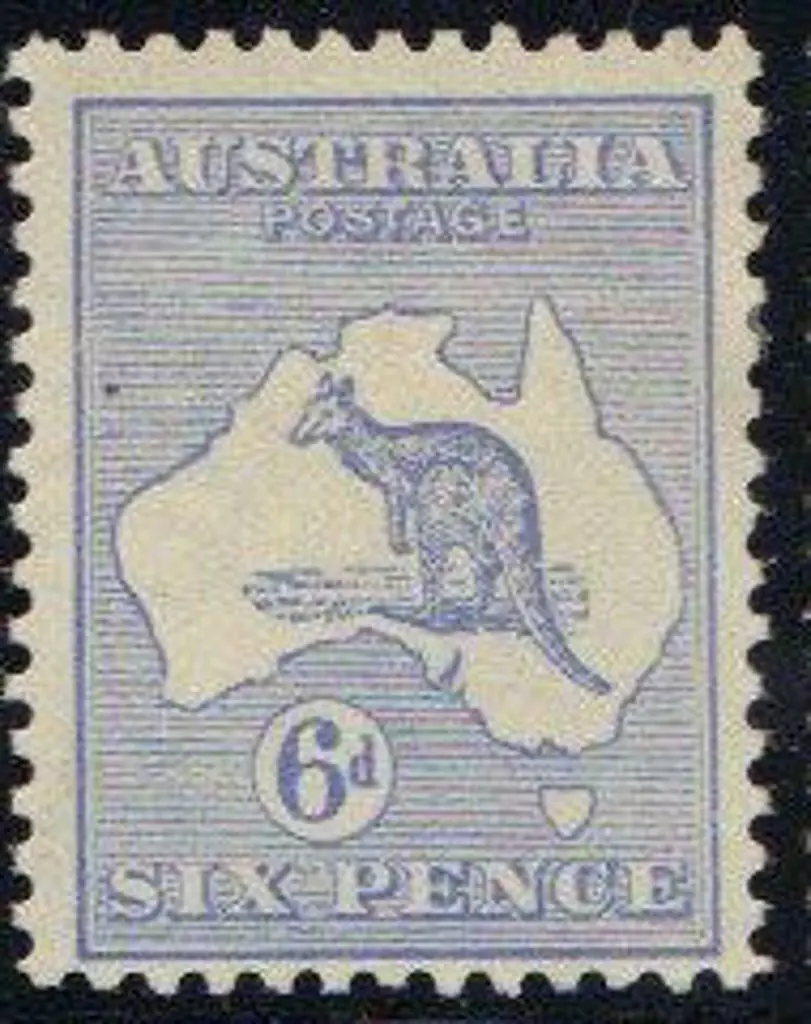 1915 2nd wmk 6d ultramarine MLH & centred slightly ... Image 1++