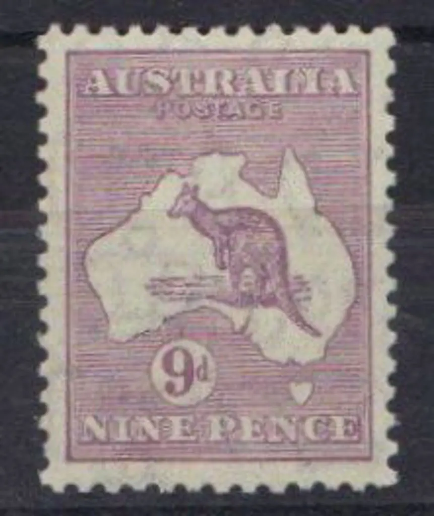 1931-36 CofA 9d violet MUH & well centred. SG 133 ... Image 1++