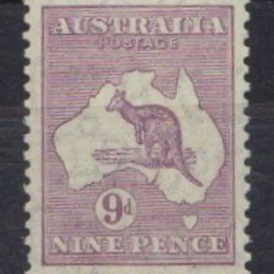 1931-36 CofA 9d violet MUH & well centred. SG 133 ...