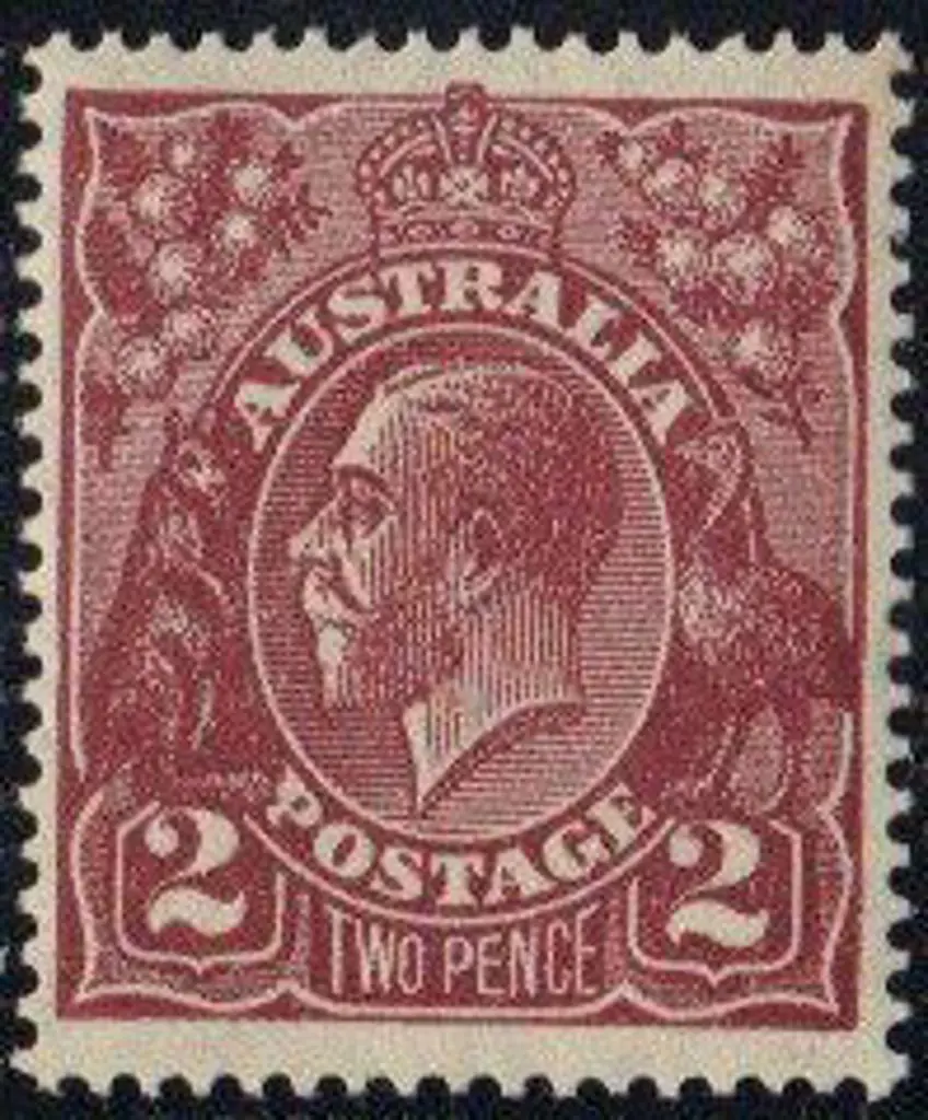 1926-30 SM wmk Perf. 14 2d red brown. MUH & well ... Image 1++