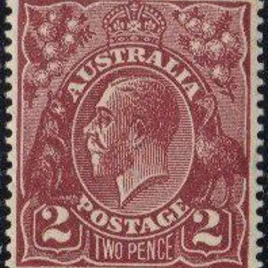 1926-30 SM wmk Perf. 14 2d red brown. MUH & well ...