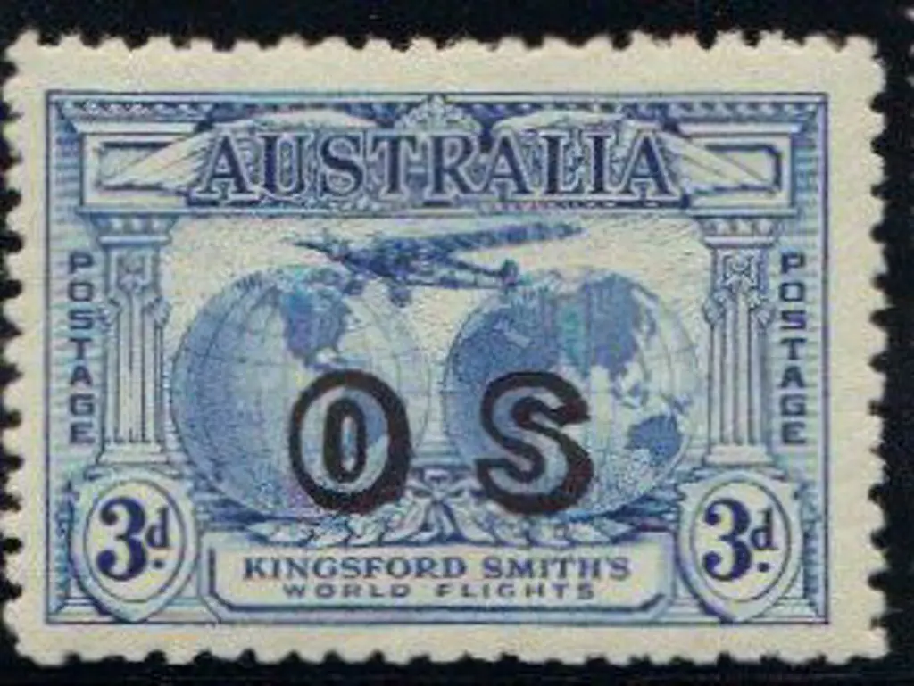 1931 Kingsford Smith 2d & 3d Kingsford Smith ovptd ... Image 1++