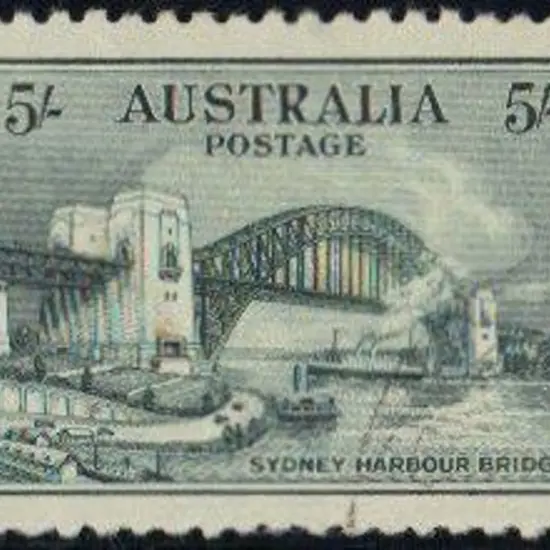 1932 5/- Sydney Harbour Bridge. CTO. Well centred ...