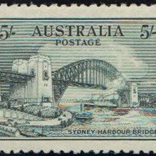1932 5/- Sydney Harbour Bridge. MVLH verging on ...