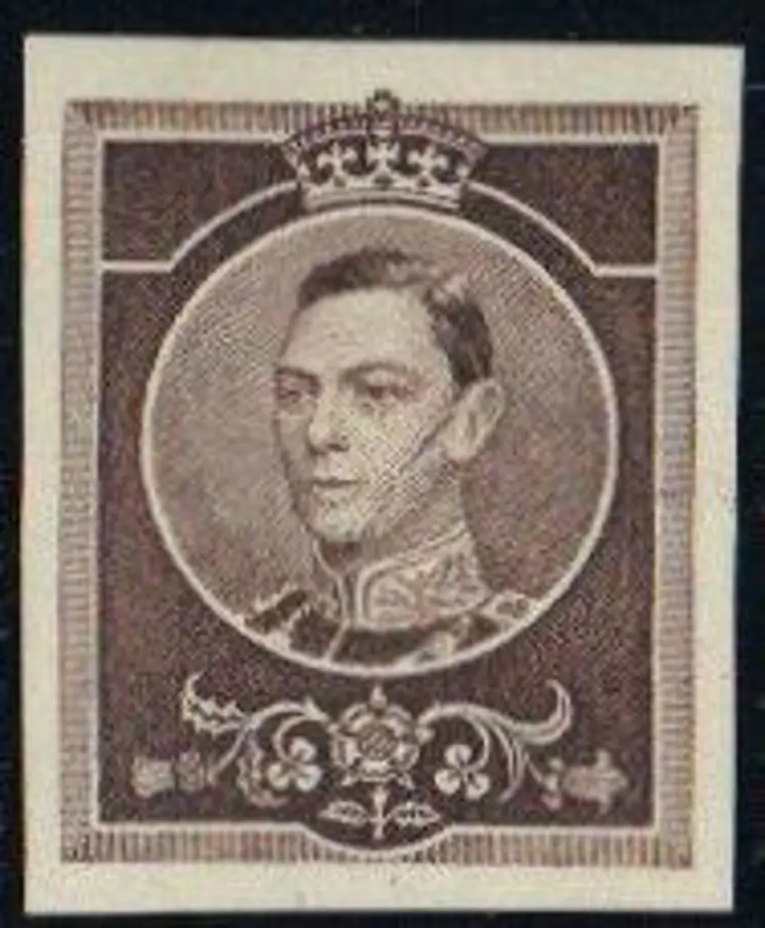 1937 KGVI "Head" essay. A very fine imperforate ... Image 1++