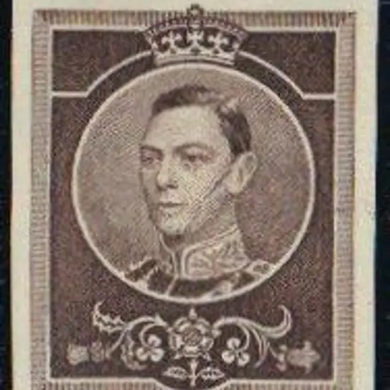 1937 KGVI "Head" essay. A very fine imperforate ...