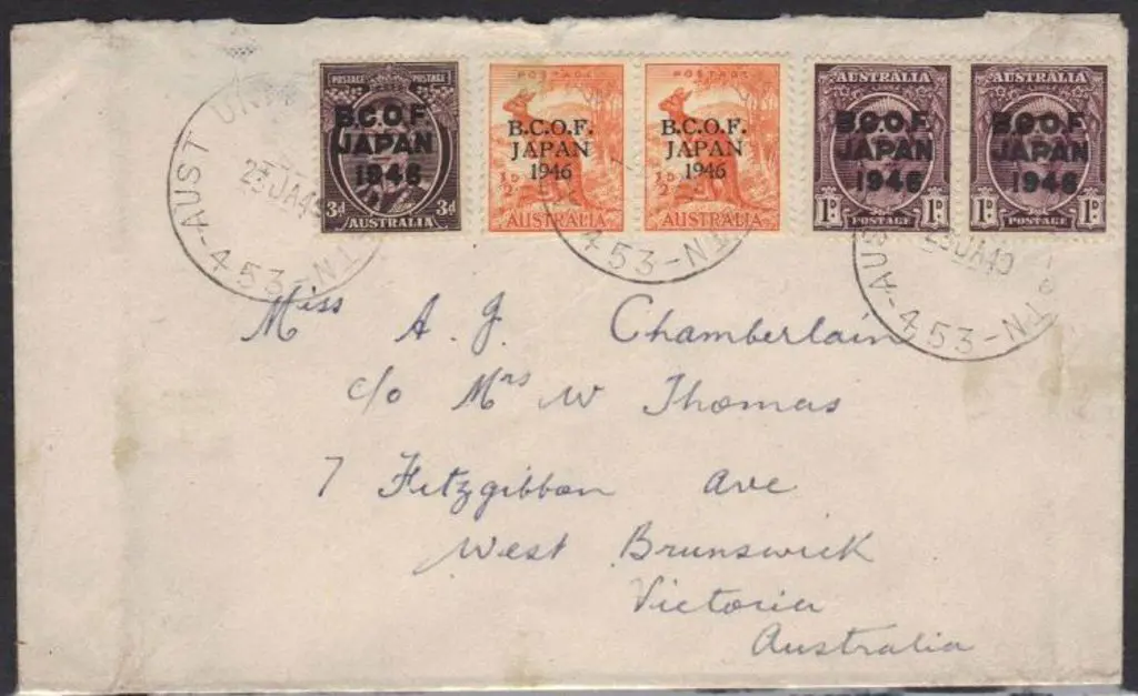 1940 (23rd Jan) B.C.O.F. cover with "Aust. Unit ... Image 1++