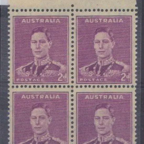 1941/44 2d mauve KGVI Die II with "Medallion" ...