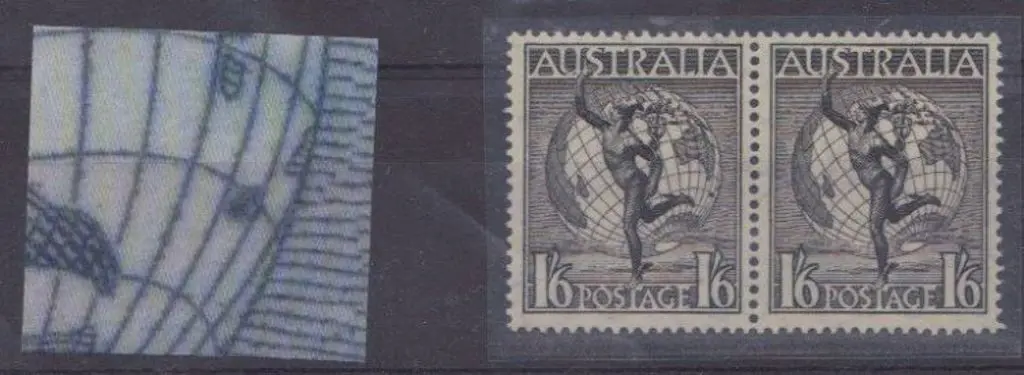 1949/60 1/6d Hermes with "Extra Island" below ... Image 1++
