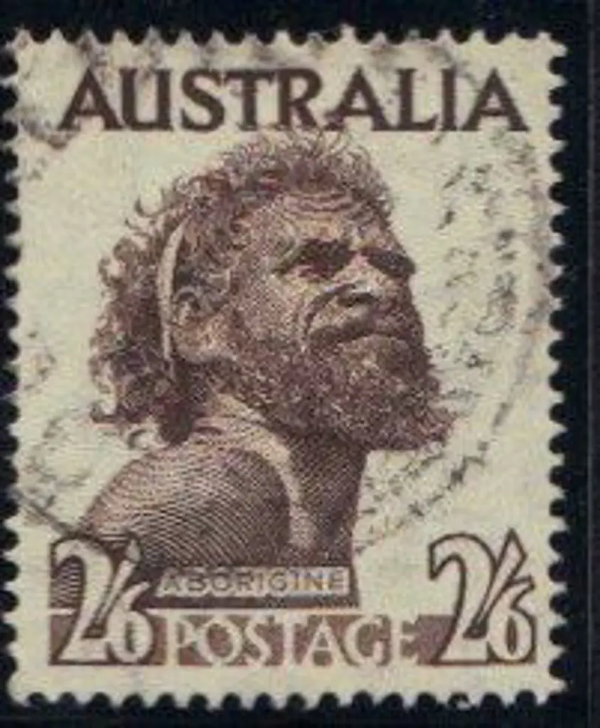 1952/65 2/6d aboriginal with wmk sideways inverted ... Image 1++