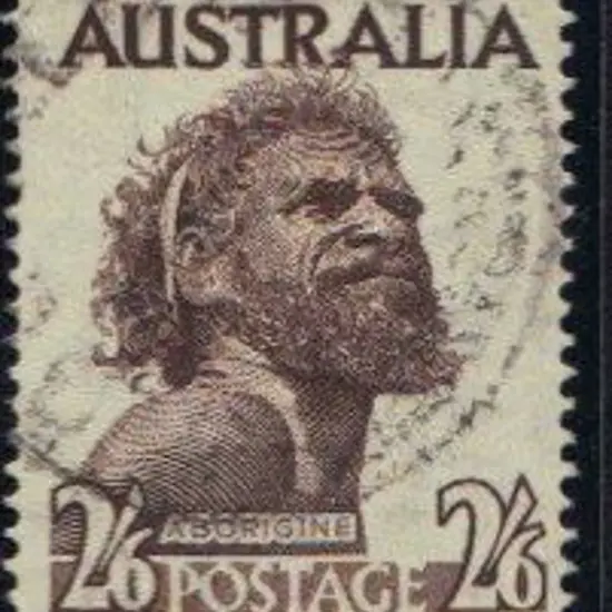 1952/65 2/6d aboriginal with wmk sideways inverted ...