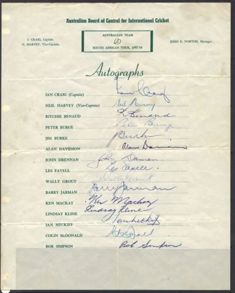 1957/58 "Australian Board of Control for ... Image 1++