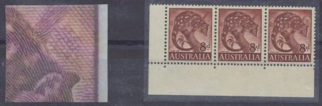 1960/668d Tiger Cat Retouched shading right of ... Image 1++