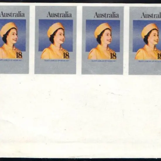1977 18c QEII Silver Jubilee imperforate marginal ...