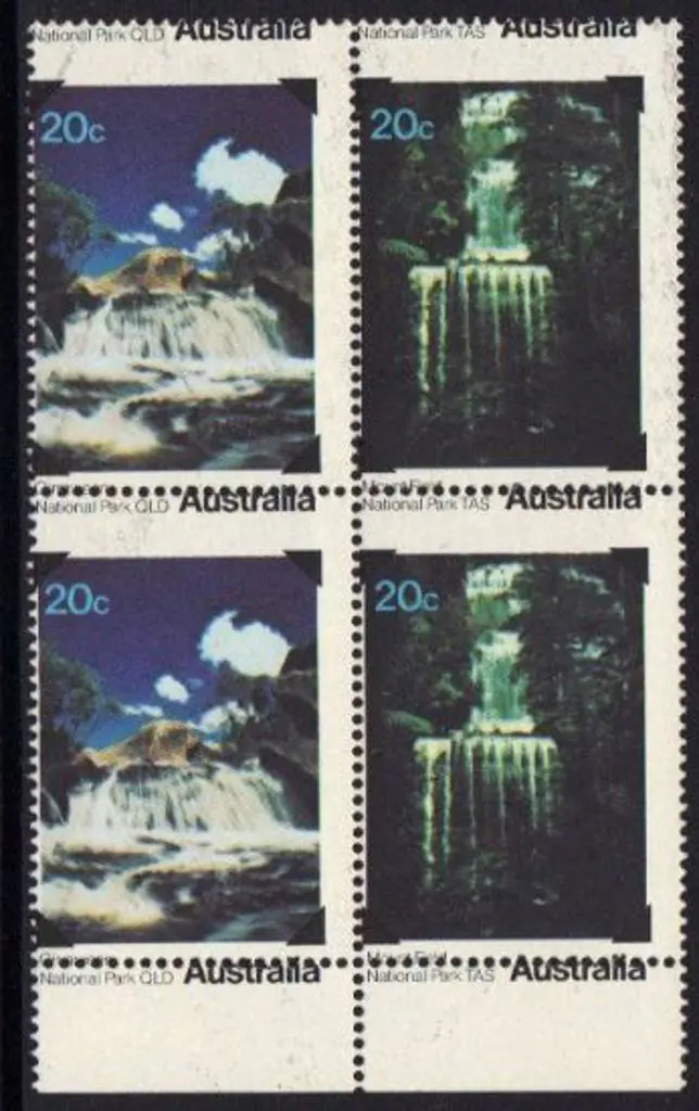 1979 20c National Parks/waterfalls se-tenant ... Image 1++
