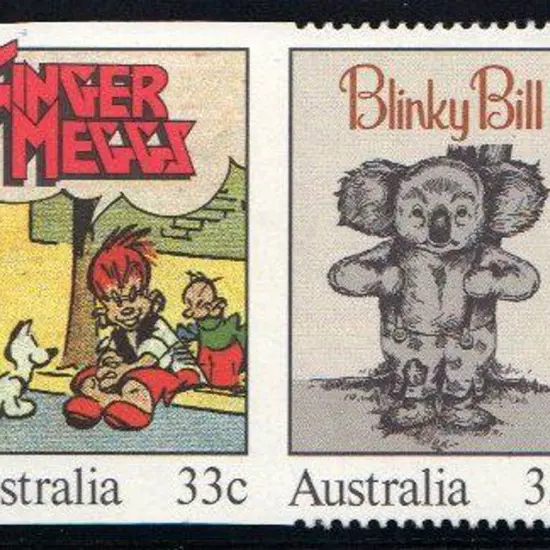 1985 33c Children's Books "Ginger Megs" & "Blinky ...