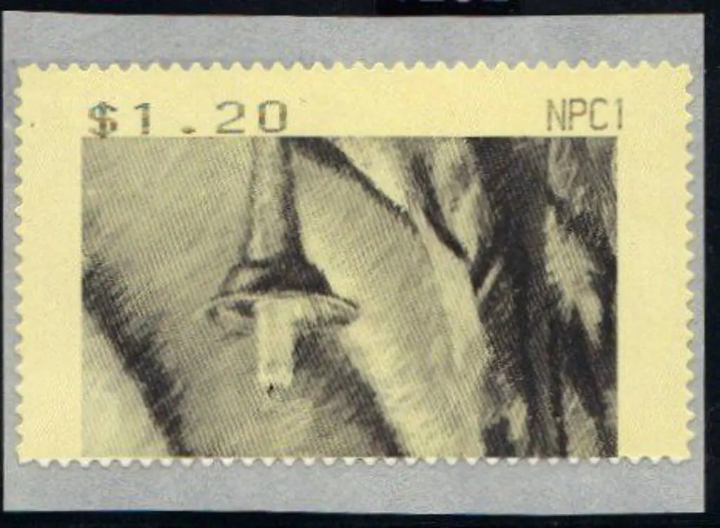 1993 $1.20 black dummy Trial CPS (Counter Printed ... Image 1++