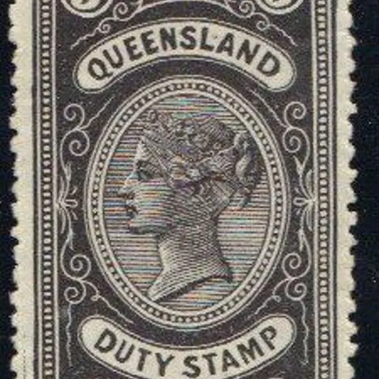 1892 3d to £5 black stamp duty set of 11. Mixed ...