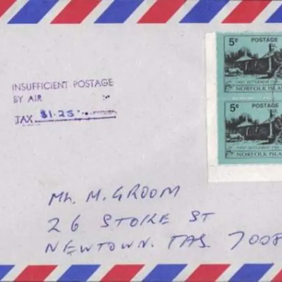 1998 (27th Mar) 5c Settlement rouletted corner ...