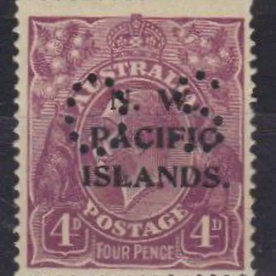 1921 4d violet KGV. MLH (light even toning), well ...