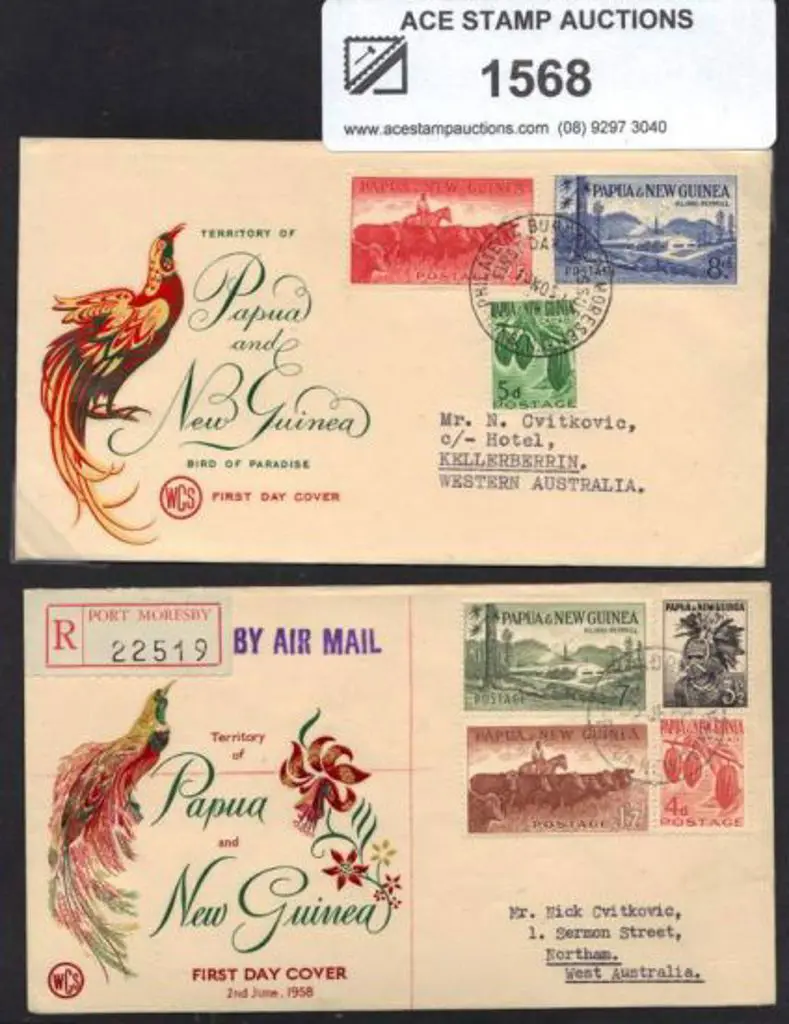 1958 (2nd June) & 1960 (10th Nov) Definitive FDC's ... Image 1++