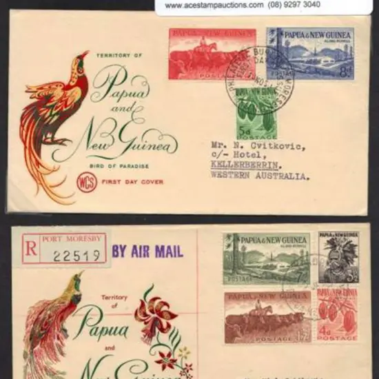 1958 (2nd June) & 1960 (10th Nov) Definitive FDC's ...