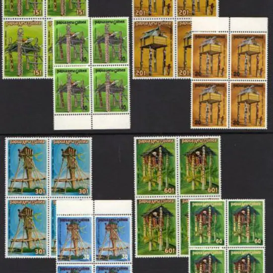 1985 Ceremonial Structures Trial stamps in MUH ...