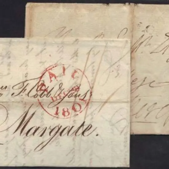 1793 entire to Hereford with no postal markings ...