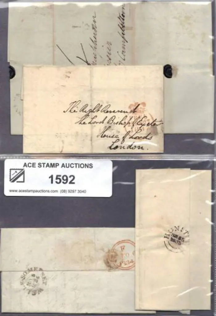 1834 (Nov) Wells, Somerset to Bagshot, Surrey ... Image 1++