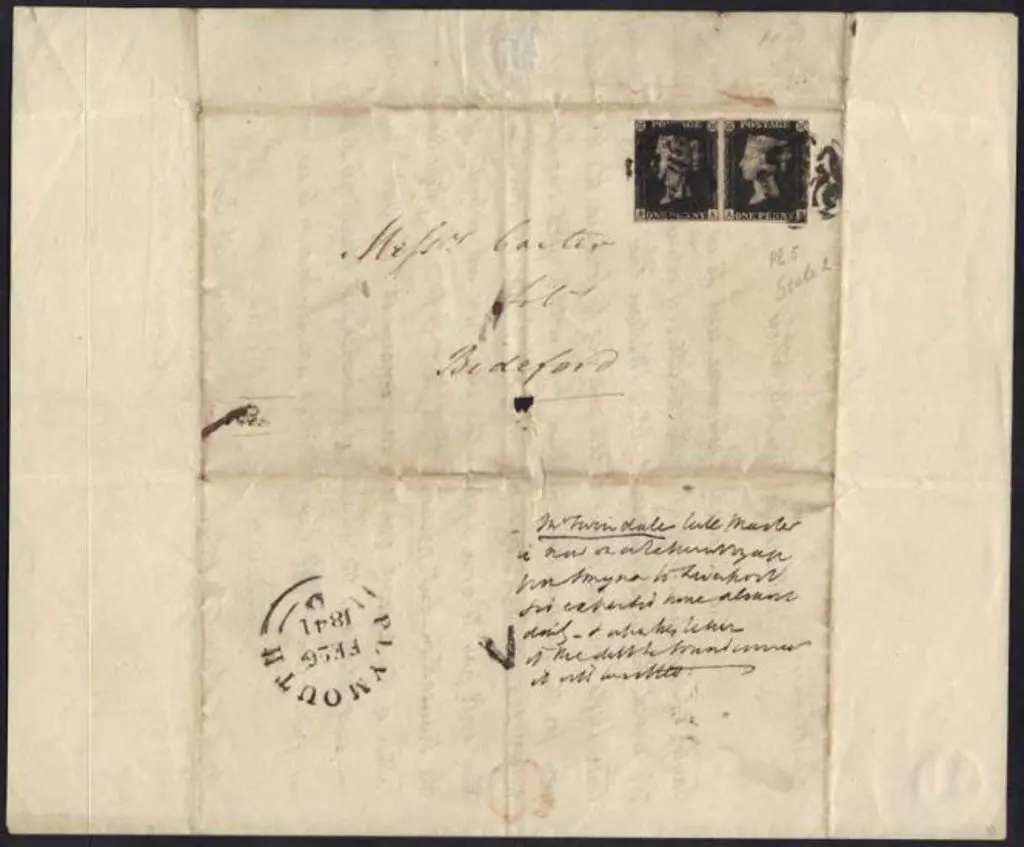 1841 (26th Feb) Entire Plymouth to Bideford ... Image 1++
