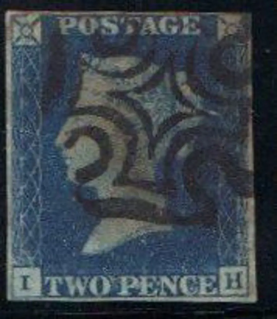1840 2d blue F/U by clear black almost complete ... Image 1++
